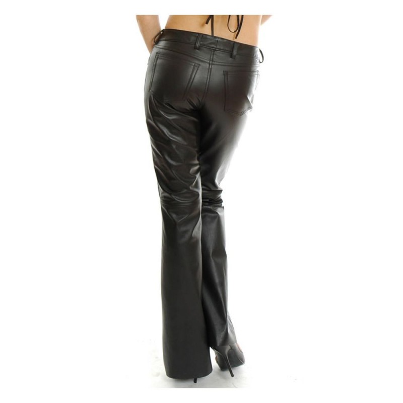 Women Fashion Leather Club Wear Pants 